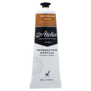 White Smoke Atelier Interactive Artists Acrylic Paint,  Raw Sienna Dark S1 80ml Acrylic Paints