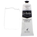 White Smoke Atelier Interactive Artists Acrylic Paint,  Titanium White S1 80ml Acrylic Paints