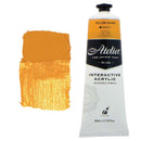 White Smoke Atelier Interactive Artists Acrylic Paint,  Yellow Ochre S1 80ml Acrylic Paints