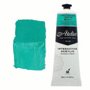 White Smoke Atelier Interactive Artists Acrylic Paint,  Cobalt Turquoise Light Hue S2 Acrylic Paints