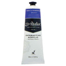 White Smoke Atelier Interactive Artists Acrylic Paint,  French Ultramarine S2 80ml Acrylic Paints