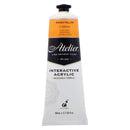 White Smoke Atelier Interactive Artists Acrylic Paint,  Indian Yellow S2 80ml Acrylic Paints