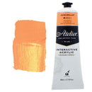 White Smoke Atelier Interactive Artists Acrylic Paint,  Jaune Brillant S2 80ml Acrylic Paints