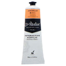 White Smoke Atelier Interactive Artists Acrylic Paint,  Jaune Brillant S2 80ml Acrylic Paints