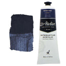 White Smoke Atelier Interactive Artists Acrylic Paint,  Paynes Grey S2 80ml Acrylic Paints