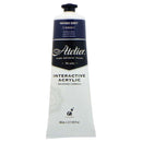 White Smoke Atelier Interactive Artists Acrylic Paint,  Paynes Grey S2 80ml Acrylic Paints