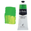 White Smoke Atelier Interactive Artists Acrylic Paint,  Perm Green Lt S2 80ml Acrylic Paints