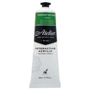 White Smoke Atelier Interactive Artists Acrylic Paint,  Perm Sap Green S2 80ml Acrylic Paints