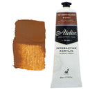 White Smoke Atelier Interactive Artists Acrylic Paint,  Raw Umber (Yellowish) S1 80ml Acrylic Paints