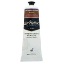 White Smoke Atelier Interactive Artists Acrylic Paint,  Raw Umber (Yellowish) S1 80ml Acrylic Paints