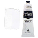 White Smoke Atelier Interactive Artists Acrylic Paint,  Tinting White (Pearl Titanium) S2 80ml Acrylic Paints
