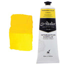 White Smoke Atelier Interactive Artists Acrylic Paint,  Trans Yellow S2 80ml Acrylic Paints