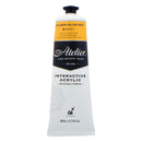 Light Gray Atelier Interactive Artists Acrylic Paint,  Arylamide Yellow Deep S3 80ml Acrylic Paints