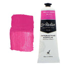 White Smoke Atelier Interactive Artists Acrylic Paint,  Brilliant Magenta S3 80ml Acrylic Paints