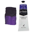White Smoke Atelier Interactive Artists Acrylic Paint,  Diox Purple S3 80ml Acrylic Paints