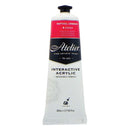 White Smoke Atelier Interactive Artists Acrylic Paint,  Napthol Crimson S3 80ml Acrylic Paints