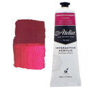 White Smoke Atelier Interactive Artists Acrylic Paint,  Quin Magenta S3 80ml Acrylic Paints