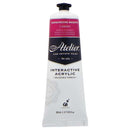 White Smoke Atelier Interactive Artists Acrylic Paint,  Quin Magenta S3 80ml Acrylic Paints