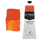 White Smoke Atelier Interactive Artists Acrylic Paint,  Red Gold S3 80ml Acrylic Paints