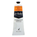 White Smoke Atelier Interactive Artists Acrylic Paint,  Cad Yellow Deep S4 80ml Acrylic Paints