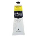 White Smoke Atelier Interactive Artists Acrylic Paint,  Cad Yellow Light S4 80ml Acrylic Paints