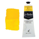White Smoke Atelier Interactive Artists Acrylic Paint,  Cad Yellow Med S4 80ml Acrylic Paints