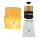 White Smoke Atelier Interactive Artists Acrylic Paint,  Rich Gold S4 80ml Acrylic Paints