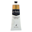 White Smoke Atelier Interactive Artists Acrylic Paint,  Rich Gold S4 80ml Acrylic Paints
