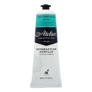 White Smoke Atelier Interactive Artists Acrylic Paint,  Cobalt Turquoise Light S5 80ml Acrylic Paints