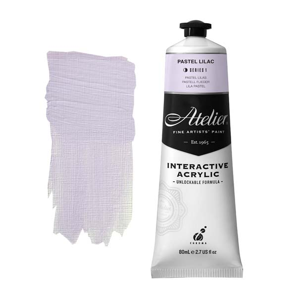 Atelier Interactive Artists Acrylic Paint,  Pastel Lilac S1 80ml