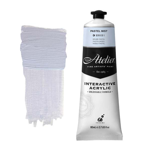 Atelier Interactive Artists Acrylic Paint,  Pastel Mist S1 80ml