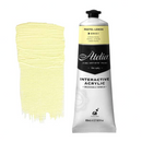 White Smoke Atelier Interactive Artists Acrylic Paint,  Pastel Lemon S1 80ml Acrylic Paints