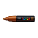 White Smoke Posca PC 8K Bold Chisel Tip Paint Marker, Bronze Paint Markers