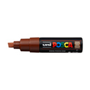 White Smoke Posca PC 8K Bold Chisel Tip Paint Marker, Brown Paint Markers