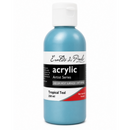 White Smoke Eraldo di Paolo Acrylic Paint, Tropical Teal, 250ml Acrylic Paints