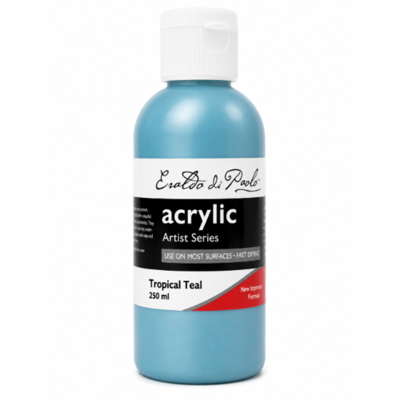 Eraldo di Paolo Acrylic Paint, Tropical Teal, 250ml
