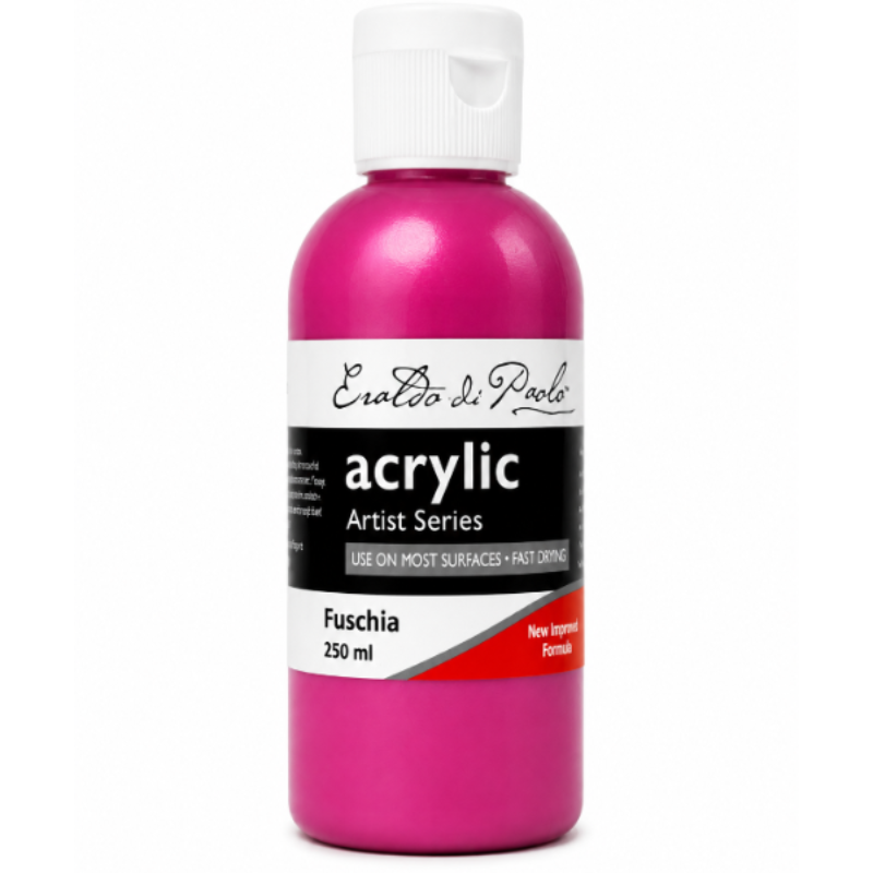 Eraldo di Paolo Acrylic Paint, Fuschia, 250ml