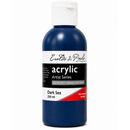 White Smoke Eraldo di Paolo Acrylic Paint, Dark Sea, 250ml Acrylic Paints