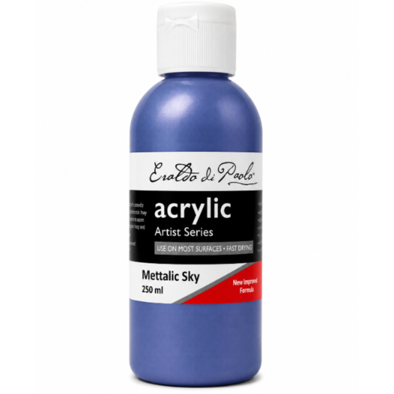 Eraldo di Paolo Acrylic Paint, Metallic Sky, 250ml