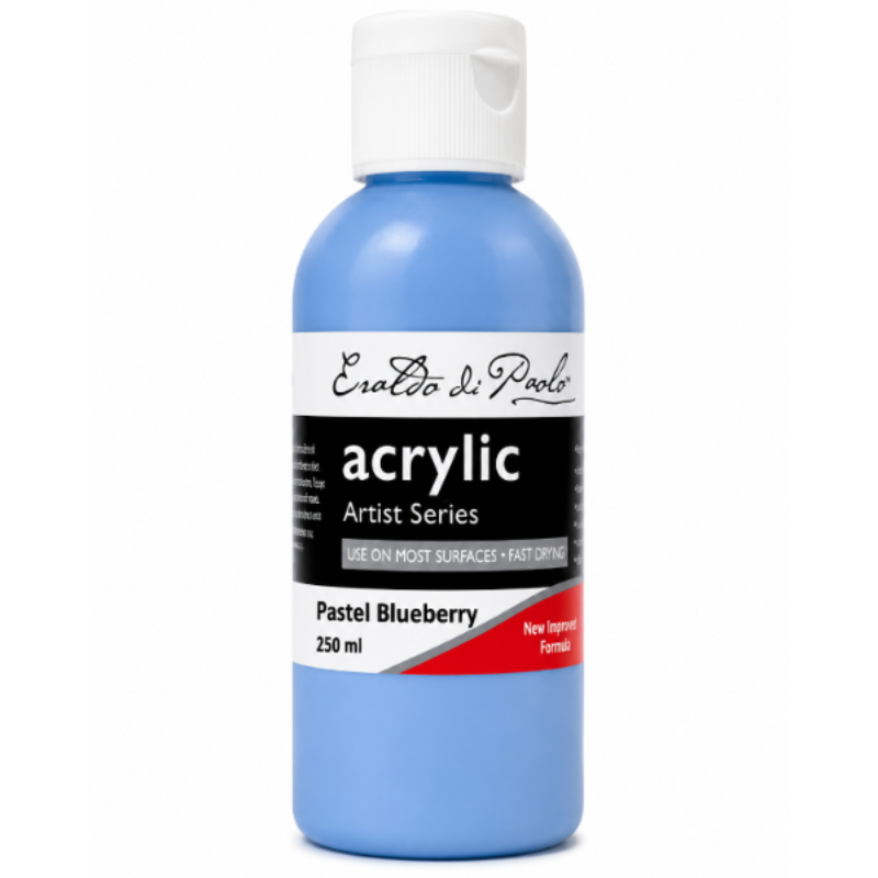 Eraldo di Paolo Acrylic Paint, Pastel Blueberry, 250ml