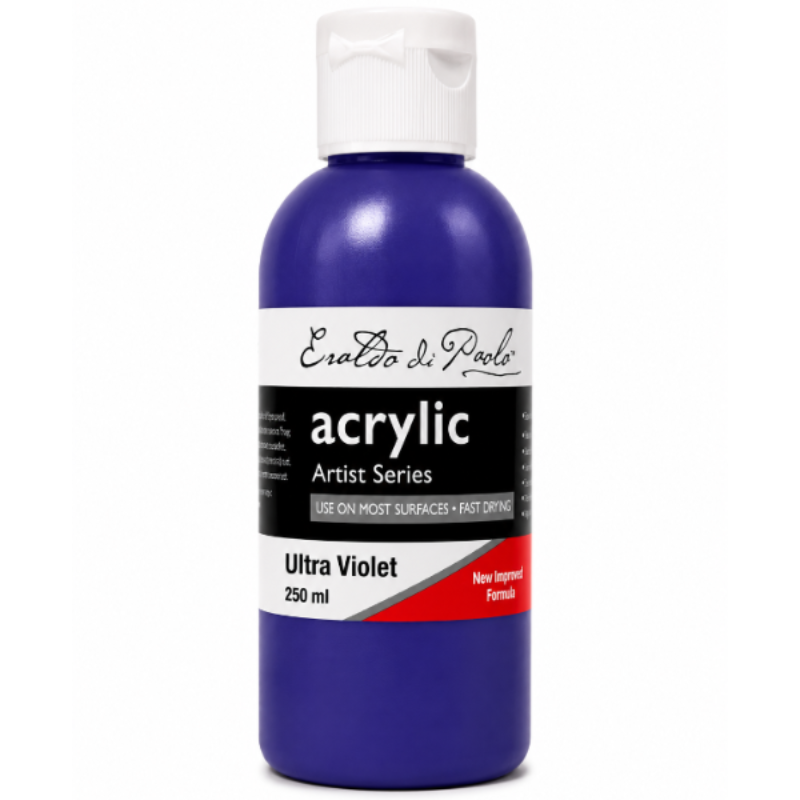 Eraldo di Paolo Acrylic Paint, Ultra Violet, 250ml