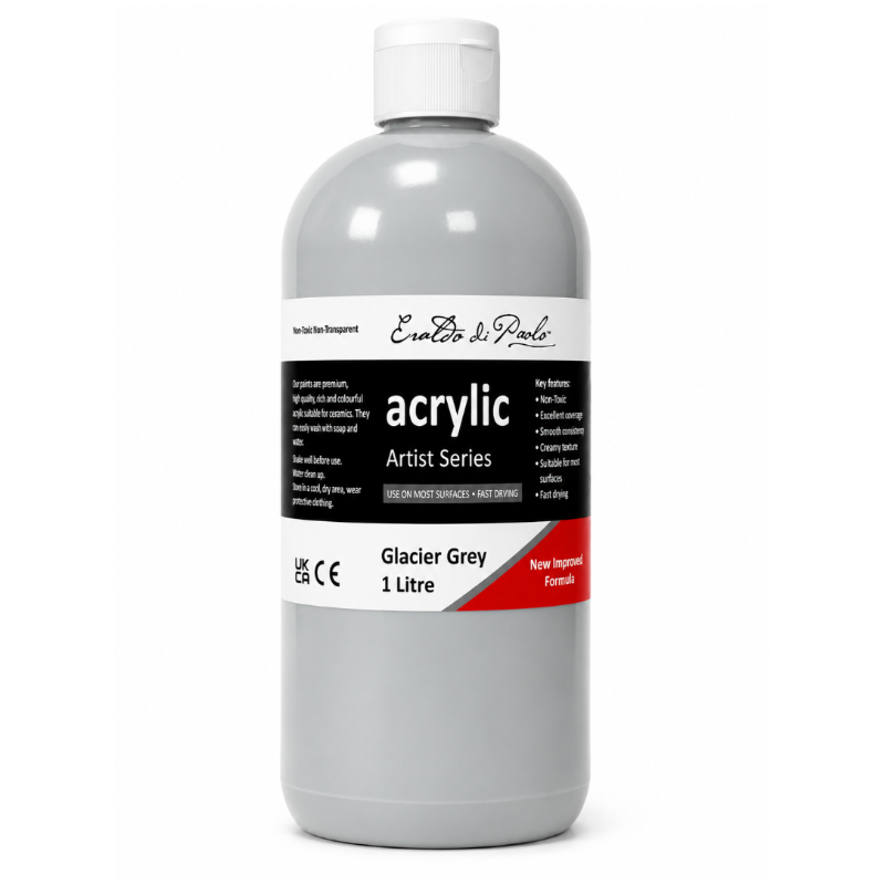 Eraldo di Paolo Acrylic Paint, Glacier Grey, 1L