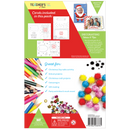 Teacher's Choice Christmas Cut Out Photo Cards 3 Designs 12pc