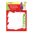 Teachers Choice Cut Out Ornaments Asst 20Pcs - Wht