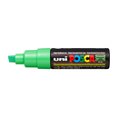 White Smoke Posca PC 8K Bold Chisel Tip Paint Marker, Fluoro Green Paint Markers