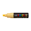 White Smoke Posca PC 8K Bold Chisel Tip Paint Marker, Fluoro Light Orange Paint Markers