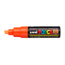 White Smoke Posca PC 8K Bold Chisel Tip Paint Marker  Fluoro Orange Paint Markers