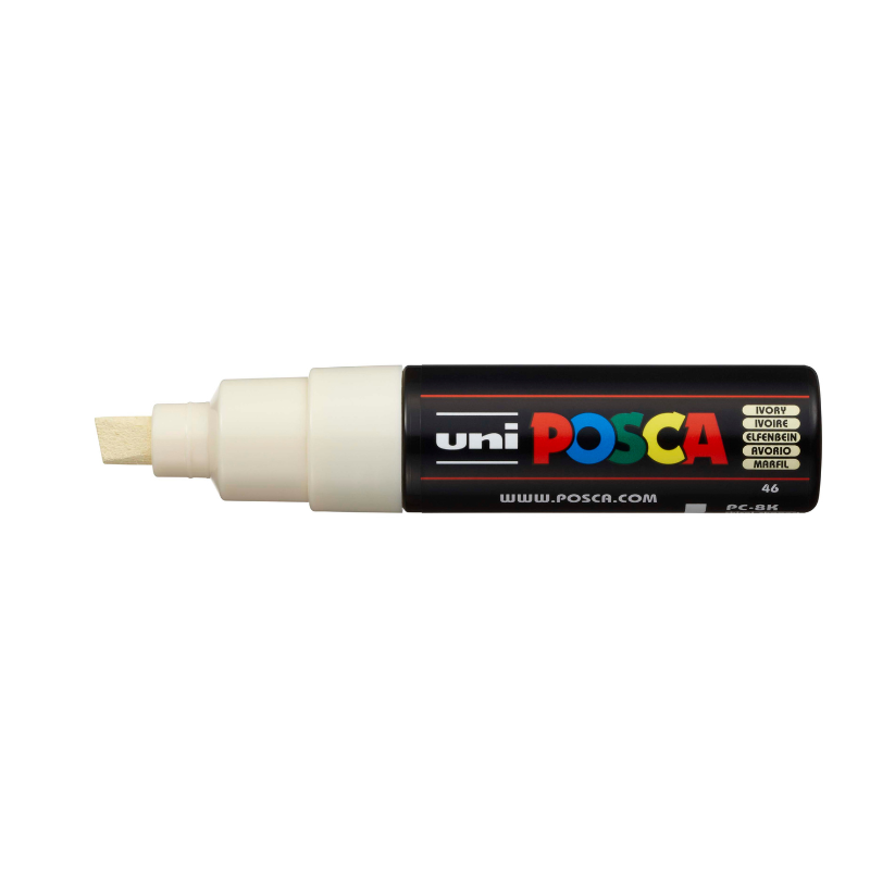 Posca PC 8K Bold Chisel Tip Paint Marker Ivory