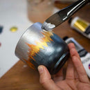 Gray Jo Sonja's Matte Flow Acrylic Paint Metallic Platinum 75ml S3 Paint