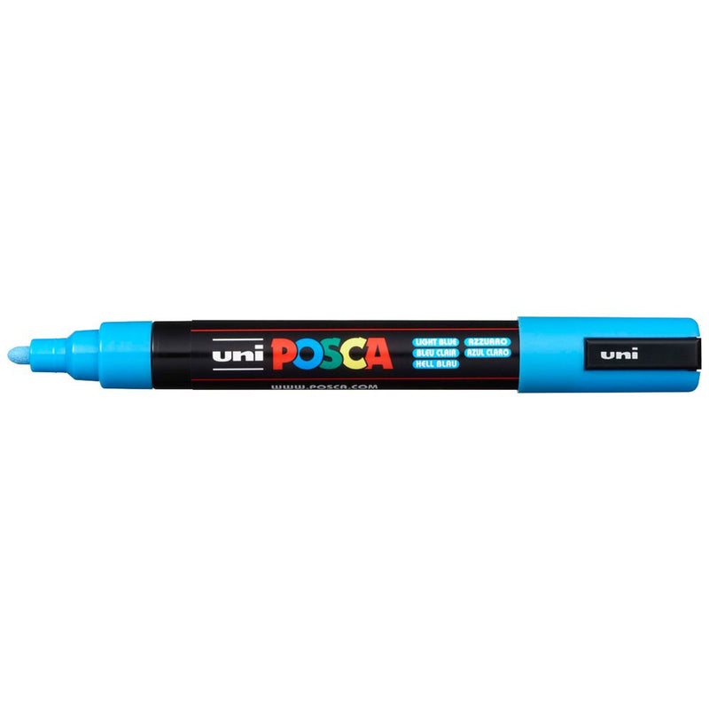 Posca PC-5M Medium Bullet Tip Paint Marker, Light Blue